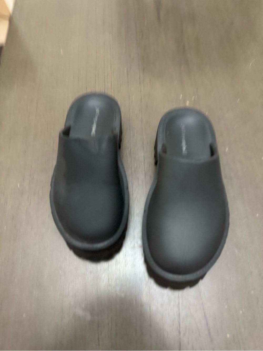 Jeffery Campbell Black Platform Clogs 8  size W7